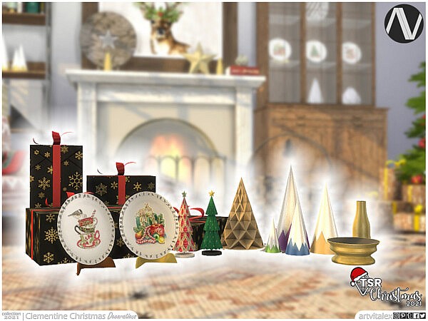 TSR Christmas 2021 | Clementine Christmas Decorations by ArtVitalex from TSR