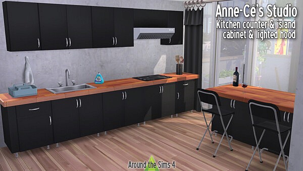 Anne Cés kitchen from Around The Sims 4