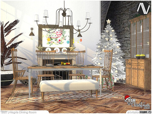 TSR Christmas 2021 | Alegria Dining Room by ArtVitalex from TSR