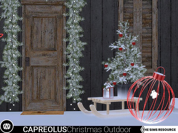 Capreolus Christmas Outdoor Decorations by wondymoon from TSR