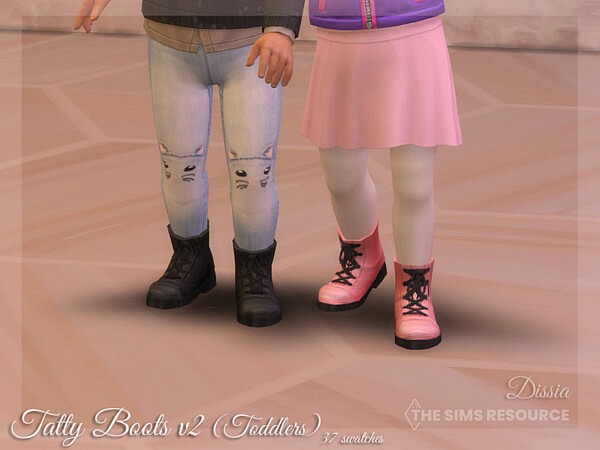 Tatty Boots v2 (Toddlers) by Dissia from TSR