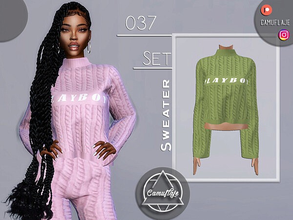 SET 037   Sweater by Camuflaje from TSR