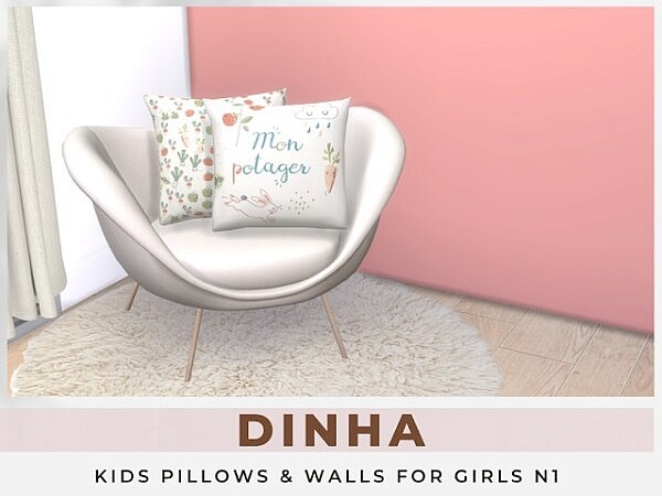 Kids Pillows & Walls For Girls N1 from Dinha Gamer