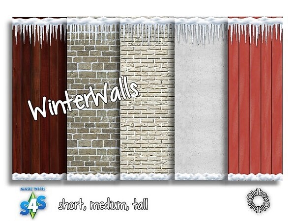 WinterWalls from All4Sims