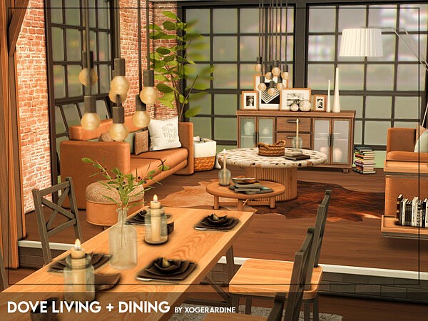 Dove Living + Dining by xogerardine from TSR