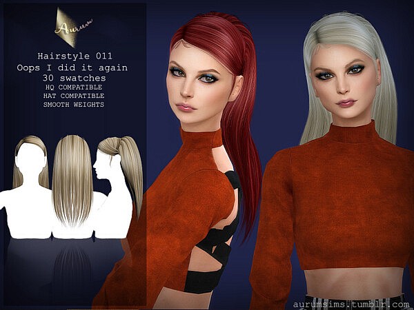 Hairstyle 011   Oops I did it again by AurumMusik from TSR