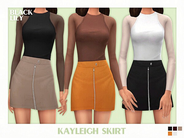Kayleigh Skirt by Black Lily from TSR