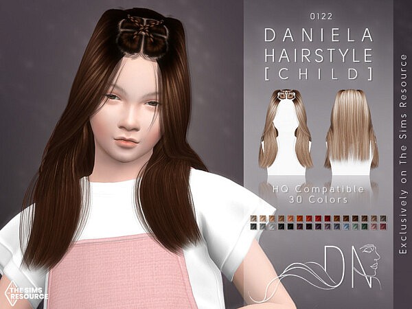 Daniela Hairstyle [Child] by DarkNighTt from TSR