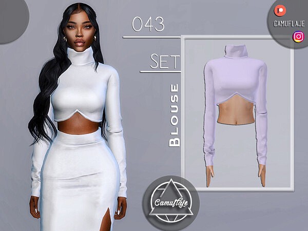 SET 043   Blouse by Camuflaje from TSR