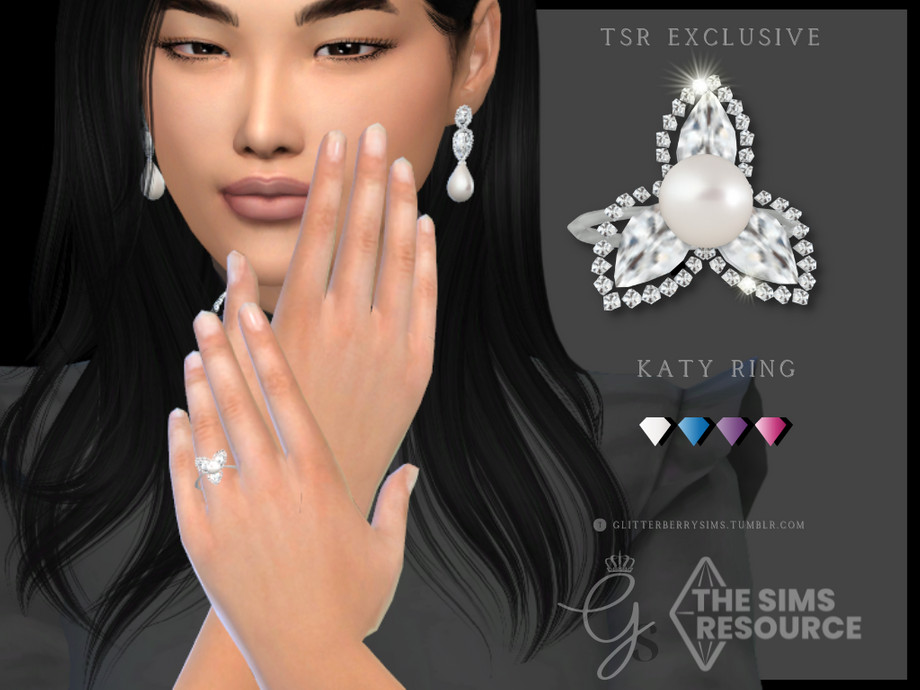 Katy Ring By Glitterberryfly From Tsr • Sims 4 Downloads