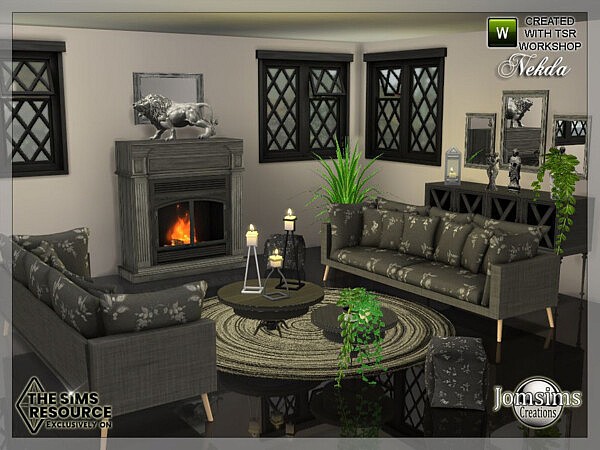 Nekda Livingroom by jomsims from TSR