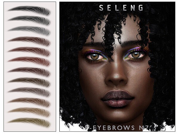 P Eyebrows N7 by Seleng from TSR