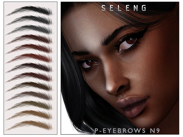 P Eyebrows N9 by Seleng from TSR