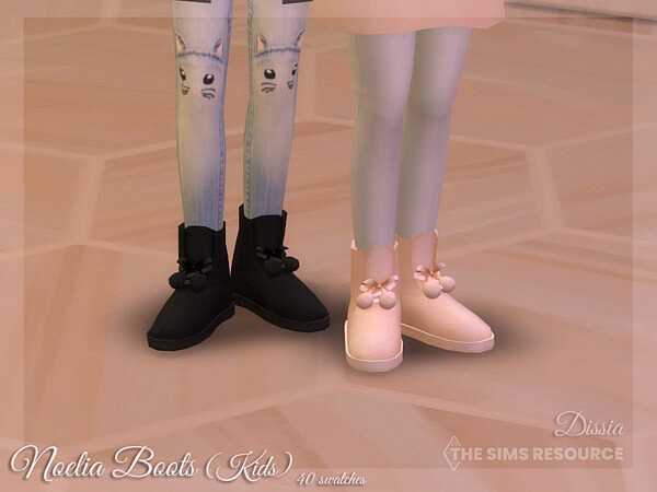 Noelia Boots (Kids) by Dissia from TSR