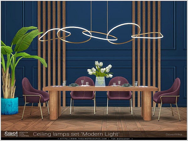 Ceiling lamps set Modern Light by Severinka  from TSR