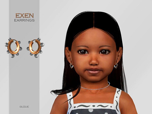 Exen Earrings Toddler by Suzue from TSR