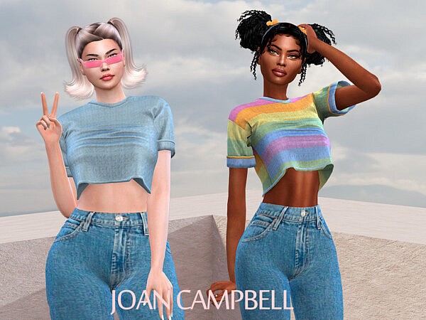 Valentina Crop Top by Joan Campbell Beauty from TSR