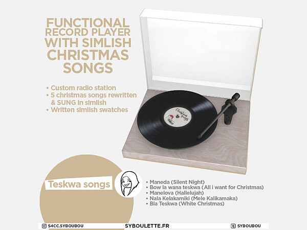 Teskwa Songs Record Player by Syboubou from TSR