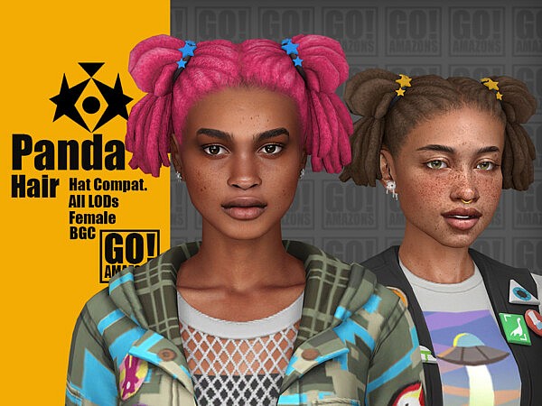 Panda Hair by GoAmazons from TSR
