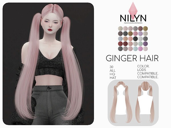 GINGER HAIR by Nilyn from TSR