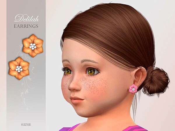Delilah Earrings Toddler by Suzue from TSR