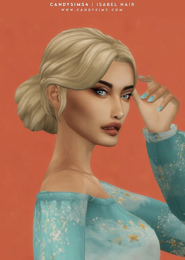 ISABEL HAIR from Candy Sims 4