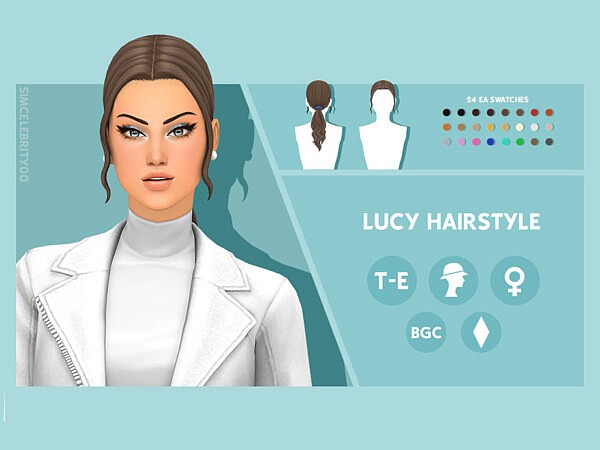Lucy Hairstyle by simcelebrity00 from TSR