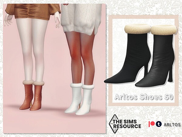 Furry leather boots 50 by Arltos from TSR