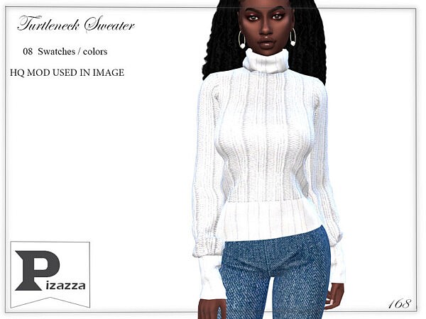 Turtleneck Sweater by pizazz from TSR