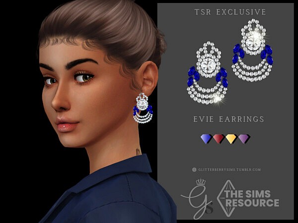 Evie Earrings by Glitterberryfly from TSR