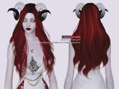 LIVING DEAD HAIRSTYLE from Obsidian Sims