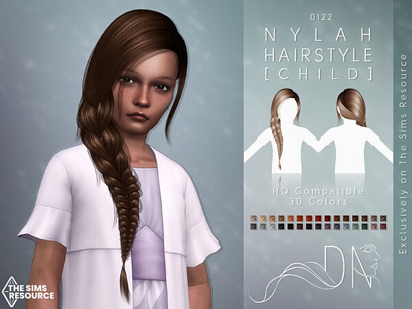 Nylah Hairstyle [Child] by DarkNighTt from TSR