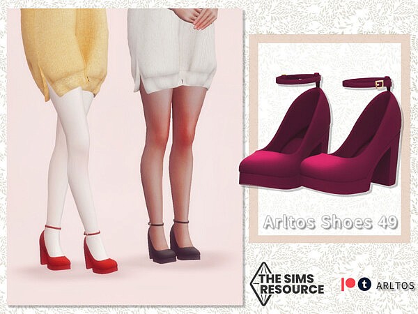 Elegant high heels 49 by Arltos from TSR