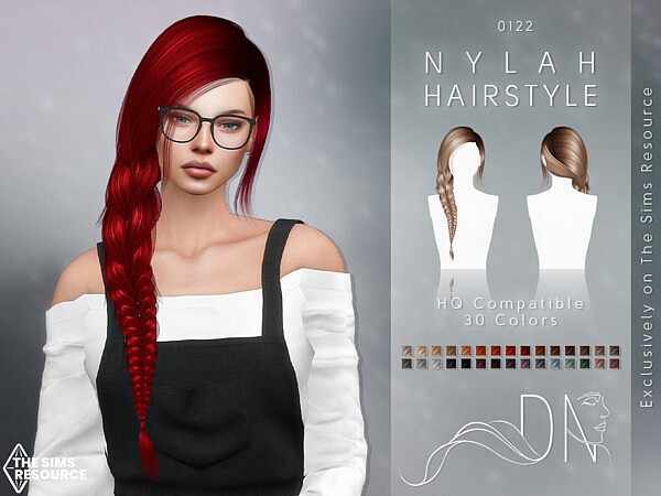 Nylah Hairstyle by DarkNighTt from TSR