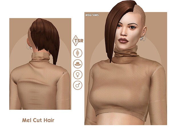 Mel Cut Hair by MSQSIMS from TSR