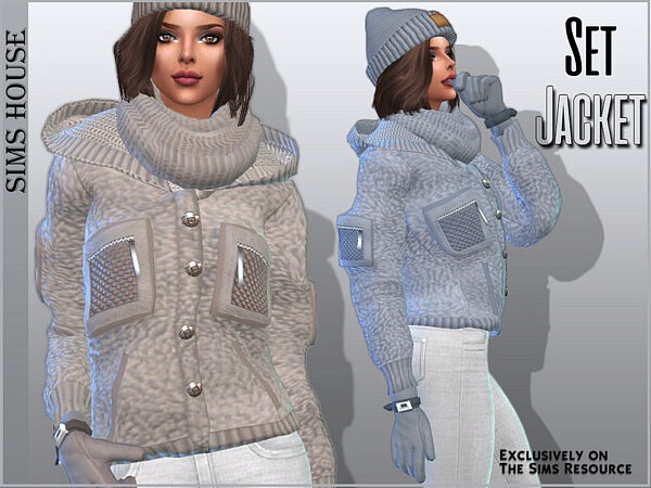 Set Womens Teddy Jacket by Sims House from TSR