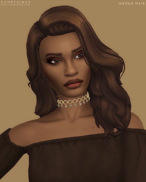 MEGAN HAIR from Candy Sims 4