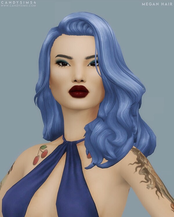 MEGAN HAIR from Candy Sims 4
