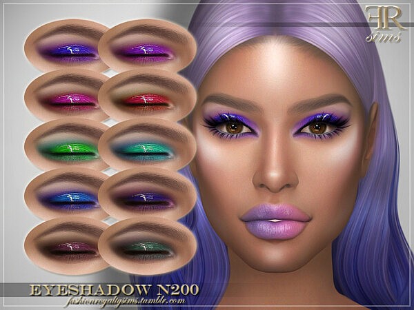 Eyeshadow N200 by FashionRoyaltySims from TSR