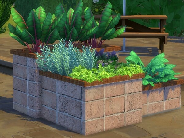 Plant box from All4Sims