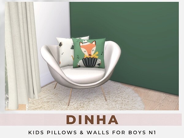 Kids Pillows & Walls For Boys N1 from Dinha Gamer