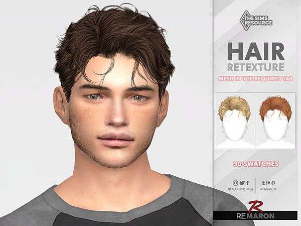 TO0708 Hair Retexture by remaron from TSR
