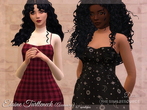 Elaine Turtleneck (Accessory) by Dissia from TSR