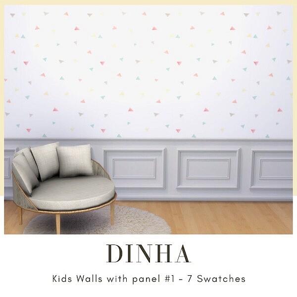 Kids Wall with panel #1 from Dinha Gamer