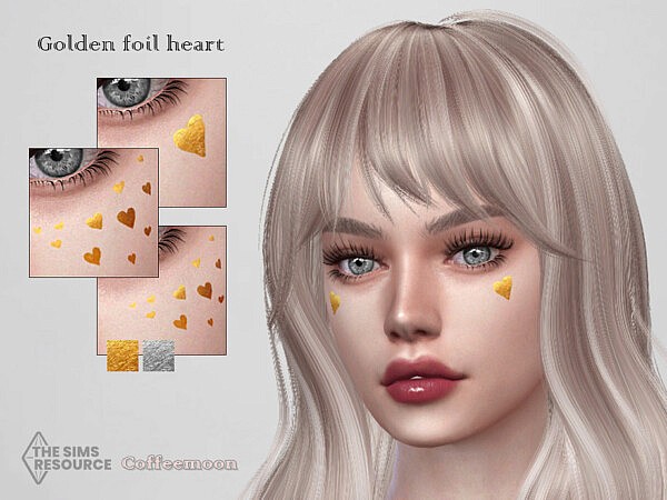 Golden foil heart by coffeemoon from TSR