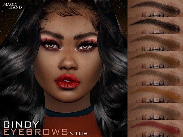 Cindy Eyebrows N108 by MagicHand from TSR