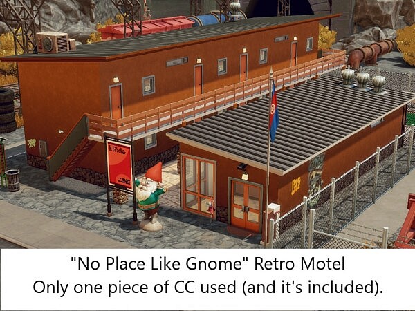 No Place Like Gnome Motel   Residential Lot by LadyIslay from Mod The Sims