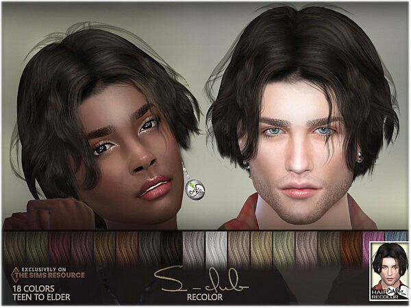 Recolor of S Club Hair by BAkalia from TSR