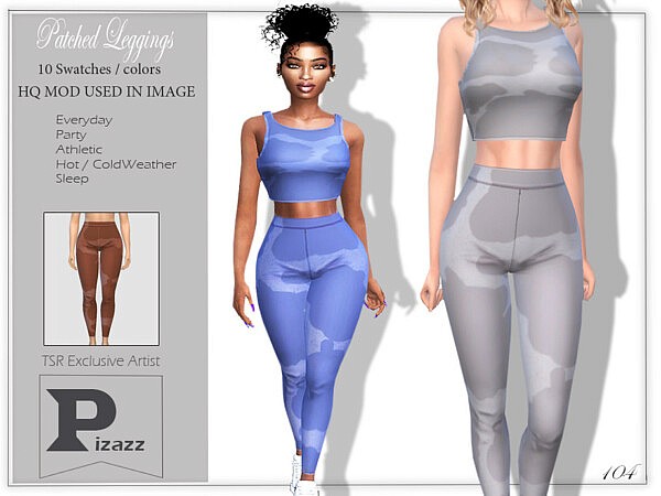 Patched Leggings by pizazz from TSR
