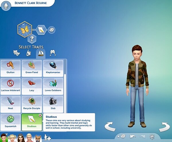 Studious Trait by BosseladyTV from Mod The Sims